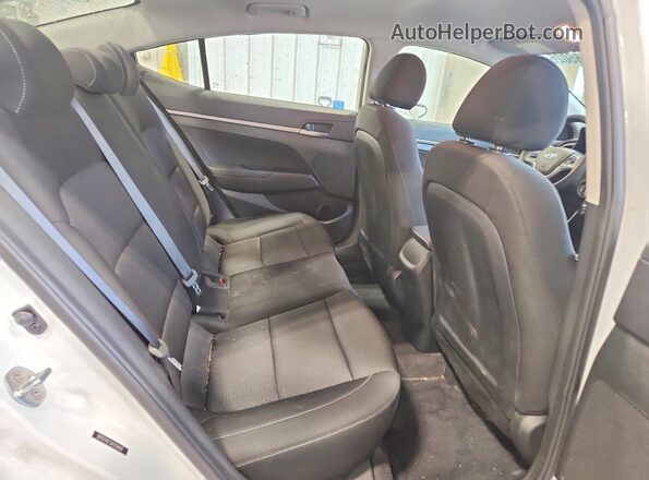 5NPD74LF3JH236666 2018 HYUNDAI ELANTRA White Rear seats view