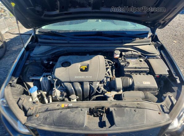 5NPD74LF3JH271790 2018 HYUNDAI ELANTRA Black უკანა სალონის ხედი