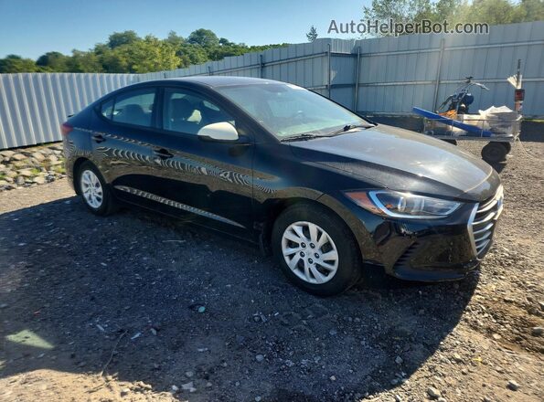 5NPD74LF3JH271790 2018 HYUNDAI ELANTRA Black წინა მარჯვენა