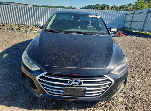 5NPD74LF3JH271790 2018 HYUNDAI ELANTRA Black წინა ხედი