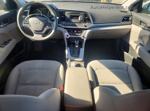 5NPD74LF3JH271790 2018 HYUNDAI ELANTRA Black წინა პანელის ხედი