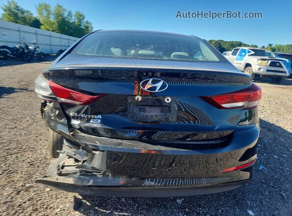 5NPD74LF3JH271790 2018 HYUNDAI ELANTRA Black უკანა ხედი
