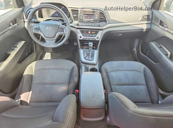 5NPD74LF3JH310734 2018 HYUNDAI ELANTRA Silver წინა პანელის ხედი