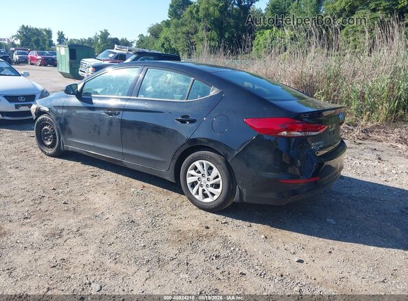 5NPD74LF3JH340333 2018 HYUNDAI ELANTRA Black Tył lewy