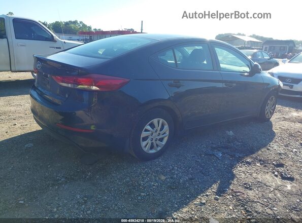 5NPD74LF3JH340333 2018 HYUNDAI ELANTRA Black Tył prawy