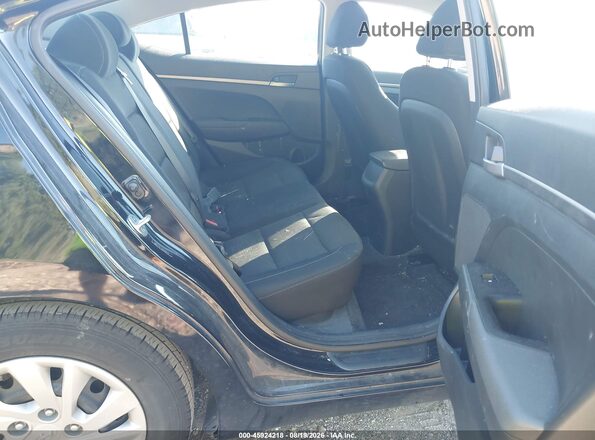 5NPD74LF3JH340333 2018 HYUNDAI ELANTRA Black Widok naklejki z numerem VIN