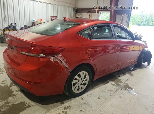 5NPD74LF3JH378595 2018 HYUNDAI ELANTRA Red Հետևի աջ