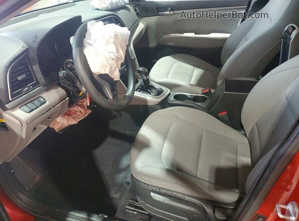 5NPD74LF3JH378595 2018 HYUNDAI ELANTRA Red Սալոնի դիմացի տեսք