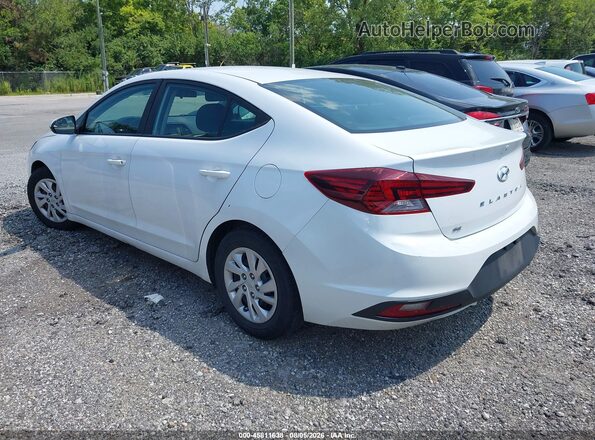 5NPD74LF3KH405375 2019 HYUNDAI ELANTRA White Հետևի ձախ