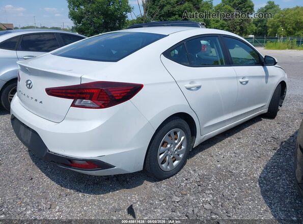 5NPD74LF3KH405375 2019 HYUNDAI ELANTRA White Հետևի աջ