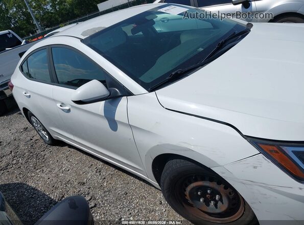 5NPD74LF3KH405375 2019 HYUNDAI ELANTRA White Սալոնի հետևի տեսք