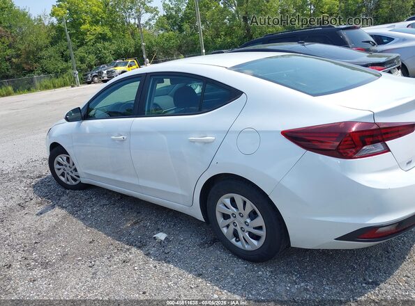 5NPD74LF3KH405375 2019 HYUNDAI ELANTRA White Սալոնի 360 աստիճան տեսք