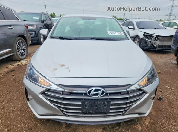 5NPD74LF3KH410107 2019 HYUNDAI ELANTRA Silver Widok z przodu