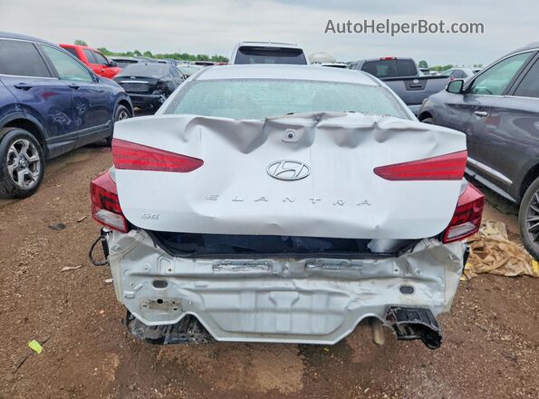 5NPD74LF3KH410107 2019 HYUNDAI ELANTRA Silver Widok z tyłu