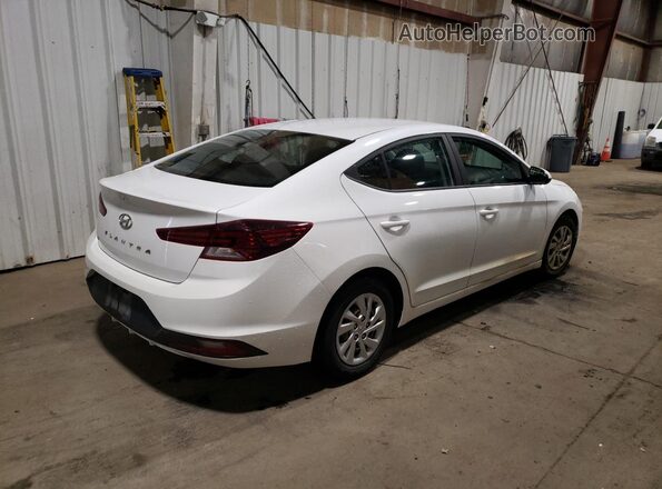 5NPD74LF3KH442524 2019 HYUNDAI ELANTRA White Հետևի աջ