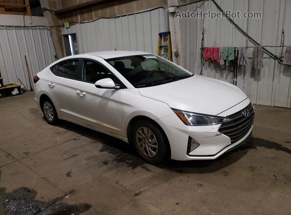 5NPD74LF3KH442524 2019 HYUNDAI ELANTRA White Առջևի աջ