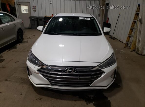 5NPD74LF3KH442524 2019 HYUNDAI ELANTRA White Դիմացի տեսք