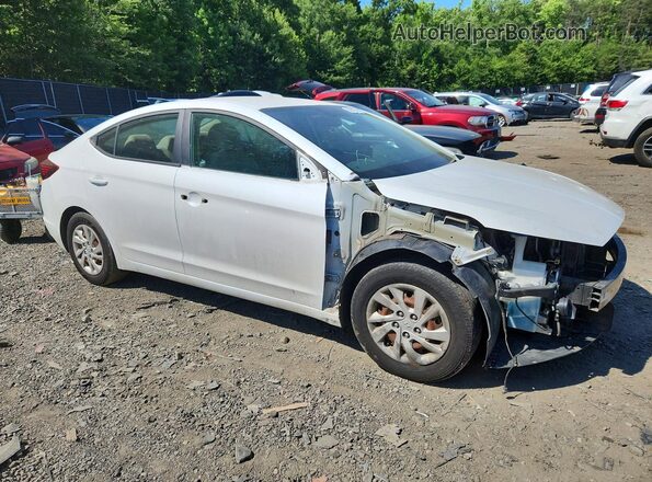 5NPD74LF3KH485812 2019 HYUNDAI ELANTRA Белый Передняя правая четверть