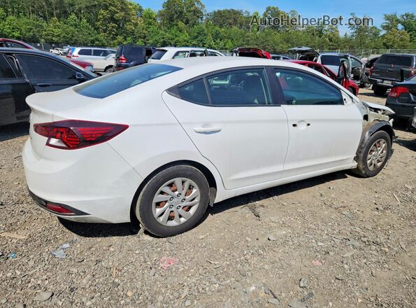 5NPD74LF3KH485812 2019 HYUNDAI ELANTRA Белый Задняя правая четверть