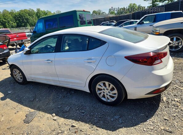 5NPD74LF3KH485812 2019 HYUNDAI ELANTRA Белый Задняя левая четверть