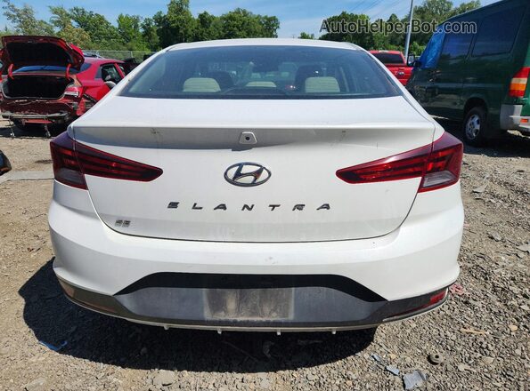 5NPD74LF3KH485812 2019 HYUNDAI ELANTRA Белый Вид сзади