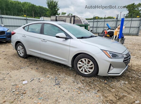 5NPD74LF3KH486913 2019 HYUNDAI ELANTRA Серебряный Передняя правая четверть