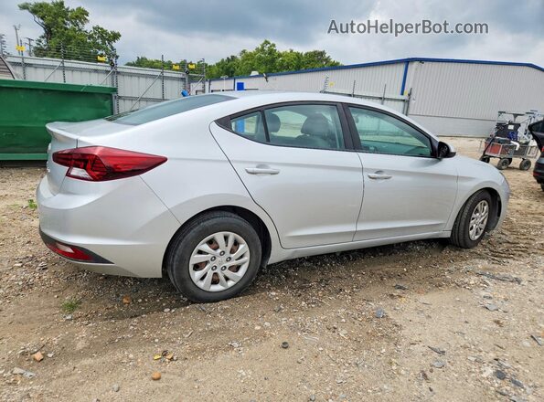 5NPD74LF3KH486913 2019 HYUNDAI ELANTRA Серебряный Задняя правая четверть