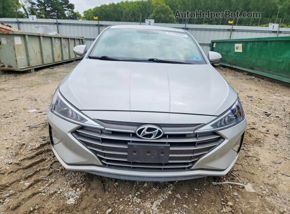5NPD74LF3KH486913 2019 HYUNDAI ELANTRA Серебряный Вид спереди