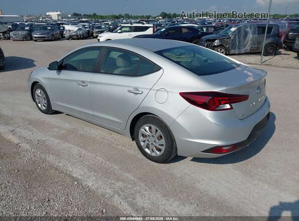 5NPD74LF3KH491142 2019 HYUNDAI ELANTRA Silver Trasero izquierdo