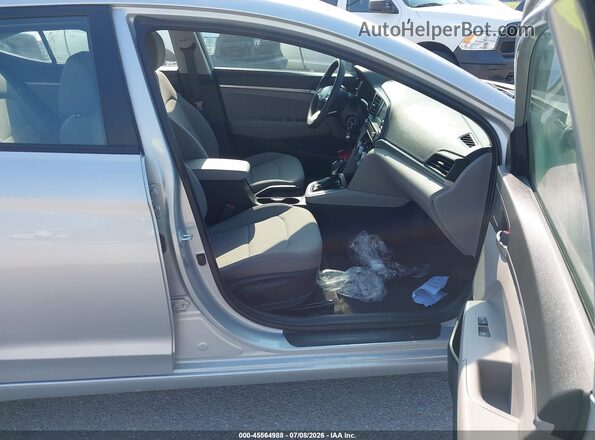 5NPD74LF3KH491142 2019 HYUNDAI ELANTRA Silver Vista interior delantera