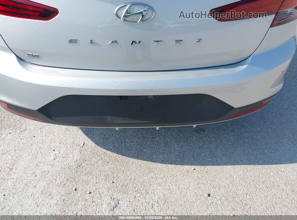 5NPD74LF3KH491142 2019 HYUNDAI ELANTRA Silver Vista interior trasera
