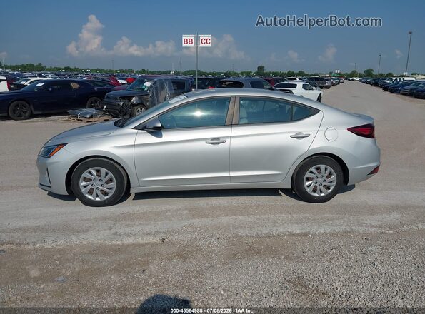 5NPD74LF3KH491142 2019 HYUNDAI ELANTRA Silver 