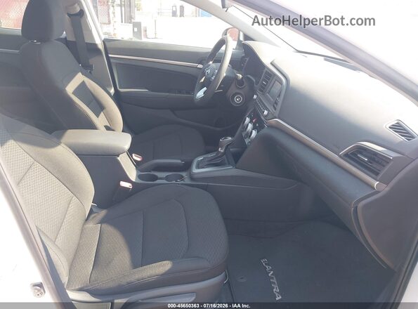 5NPD74LF3KH492887 2019 HYUNDAI ELANTRA White Սալոնի դիմացի տեսք