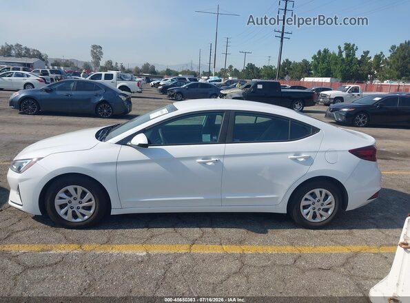 5NPD74LF3KH492887 2019 HYUNDAI ELANTRA White Սալոնի 360 աստիճան տեսք