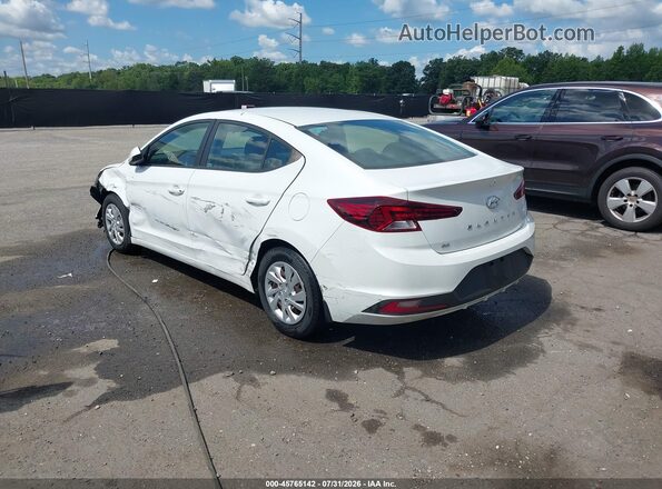 5NPD74LF3KH493120 2019 HYUNDAI ELANTRA Белый Задняя левая четверть