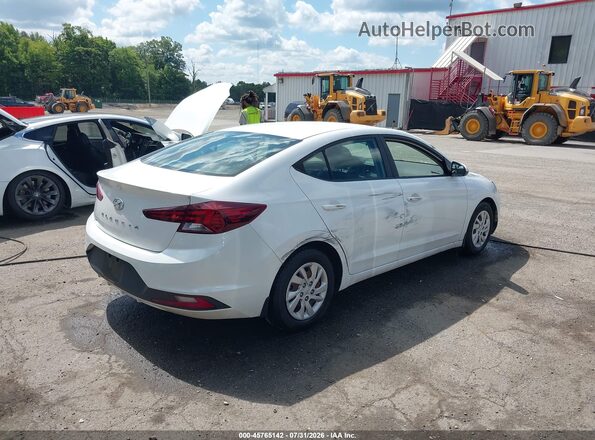 5NPD74LF3KH493120 2019 HYUNDAI ELANTRA Белый Задняя правая четверть