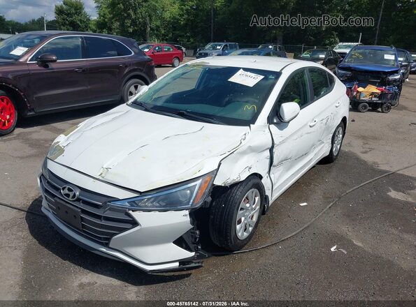 5NPD74LF3KH493120 2019 HYUNDAI ELANTRA Белый Вид спереди