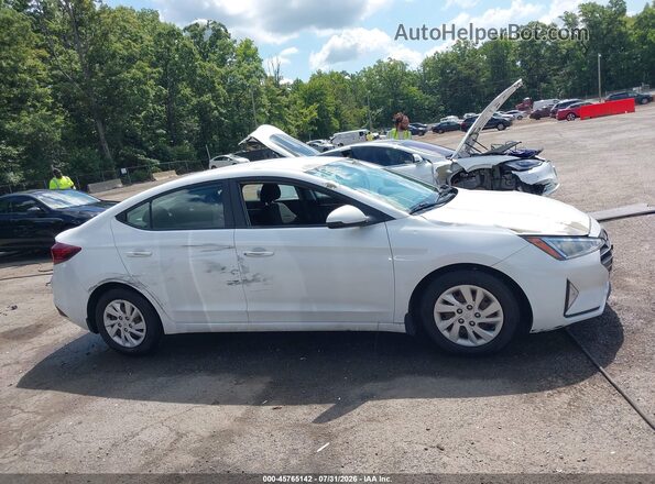 5NPD74LF3KH493120 2019 HYUNDAI ELANTRA Белый Вид задней части салона