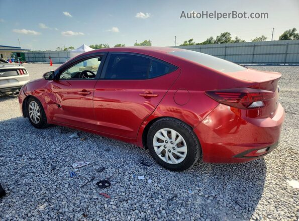 5NPD74LF3LH499615 2020 HYUNDAI ELANTRA Бордовый Задняя левая четверть