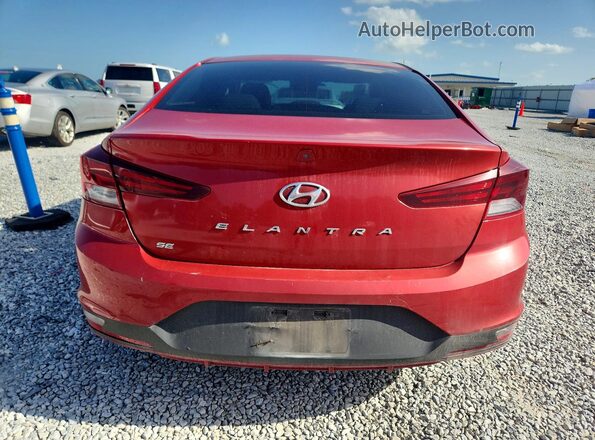 5NPD74LF3LH499615 2020 HYUNDAI ELANTRA Бордовый Вид сзади