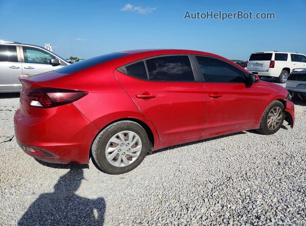 5NPD74LF3LH499615 2020 HYUNDAI ELANTRA Бордовый Задняя правая четверть