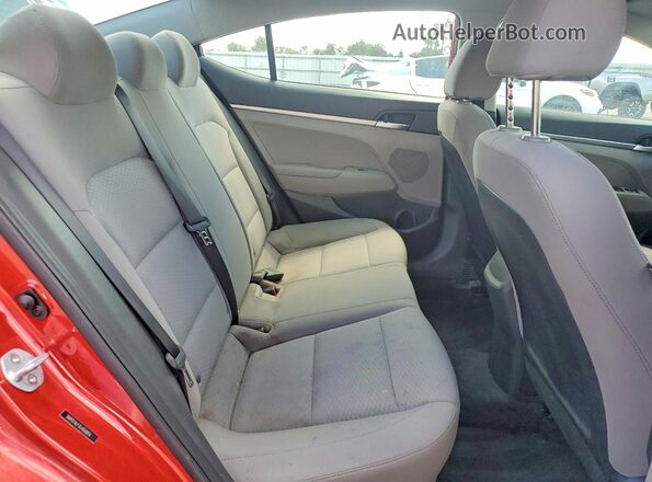 5NPD74LF3LH550076 2020 HYUNDAI ELANTRA Красный Вид задних сидений