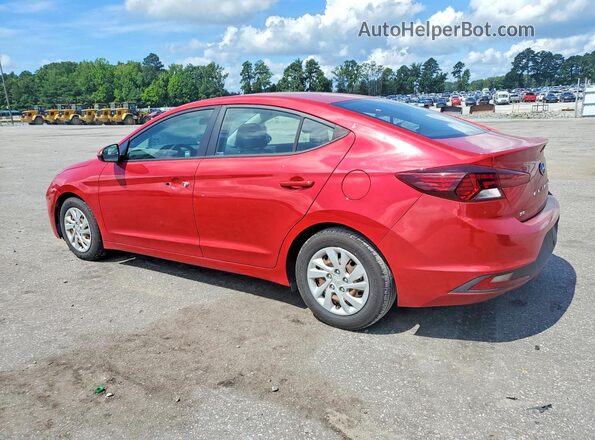 5NPD74LF3LH550076 2020 HYUNDAI ELANTRA Красный Задняя левая четверть