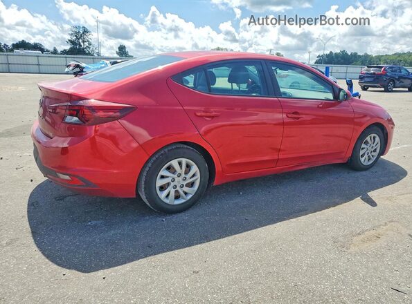 5NPD74LF3LH550076 2020 HYUNDAI ELANTRA Красный Задняя правая четверть