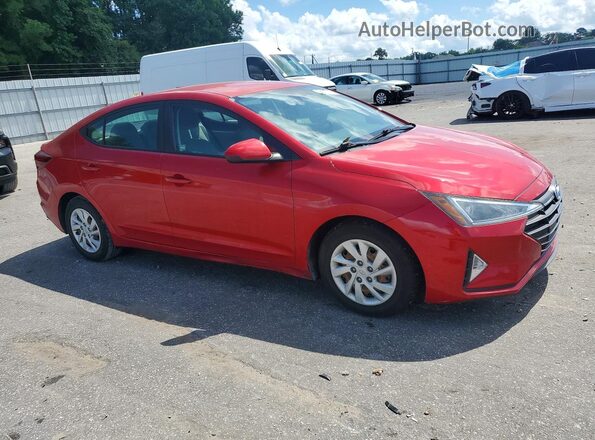 5NPD74LF3LH550076 2020 HYUNDAI ELANTRA Красный Передняя правая четверть