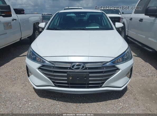 5NPD74LF3LH600216 2020 HYUNDAI ELANTRA White Դիմացի տեսք