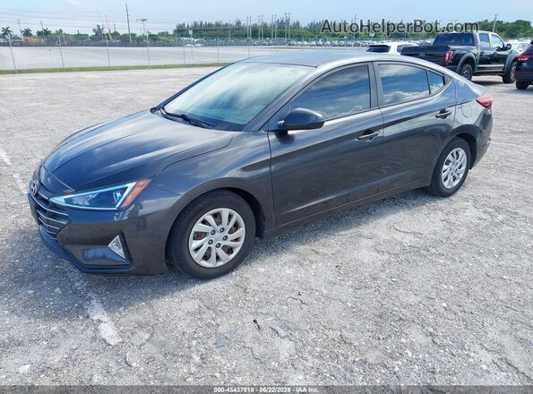 5NPD74LF3LH601656 2020 HYUNDAI ELANTRA Gray Front left