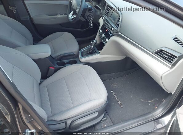 5NPD74LF3LH601656 2020 HYUNDAI ELANTRA Gray Front interior view