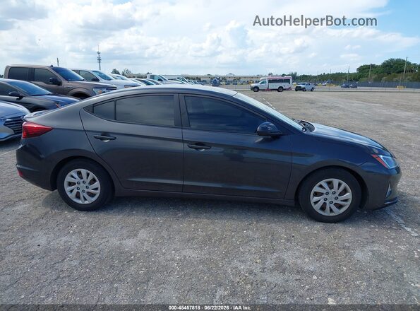 5NPD74LF3LH601656 2020 HYUNDAI ELANTRA Gray Rear interior view