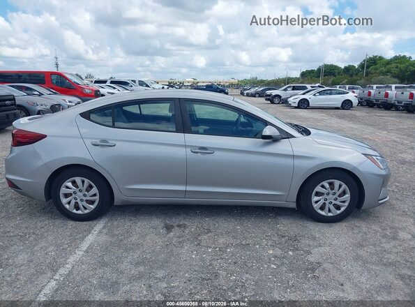5NPD74LF3LH602256 2020 HYUNDAI ELANTRA Silver Սալոնի հետևի տեսք